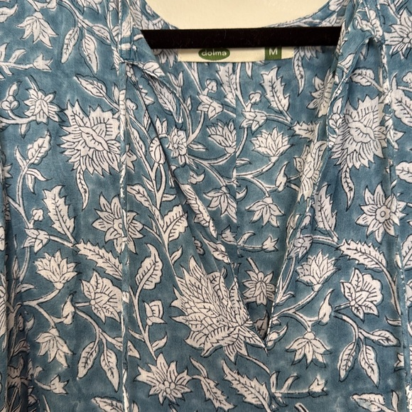 Dolma Raya Block Printed Mini Dress, Sz M - Picture 7 of 10